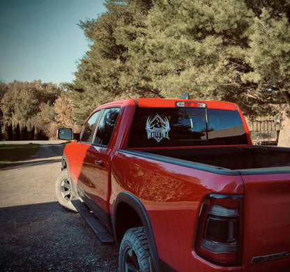 CHASIN' WHITETAIL | RAISED RACK DECAL